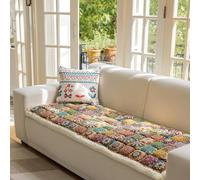 LRIKOEU Dog Couch Cover Protector, Boho Couch Cover For Dogs Washable, Pet Couch Covers For Sofa, Non Slip Dog Bed Sofa Cover, Large Plaid Square Pet Mat(Size:70x180cm/27.6x70.9in)