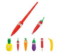 Lrioehny 3d printed banana sword, Plastic Extendable Banana Wand, Holiday Role-Playing Prop Toy, Telescopic Stress Relief Bananas Toy for Man Women (Chili)