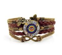 Lrioehny Boho Bracelets for Women, Leather Wrap Bracelet - Butterfly Cross Sunflower Bracelet! Perfect Boho Gifts for Mom, Wife, Daughter, Sisters, Grandma, or Your Bestie (tarot cards)
