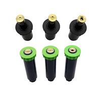 LRJSKWZC Garden Lawn Sprinkler Irrigation System 1/2 Inch Internal Thread 90 180 360 Degree Landscaping Pop-up Sprinkler Garden Water Irrigation Gear Driven Nozzle 1 (Color : 90 degree)