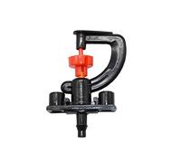 LRJSKWZC Garden Lawn Sprinkler Irrigation System 360 Degree Rotating Sprinkler Nozzle Greenhouse Drip Irrigation G Type Suspension Nozzle Micro Sprinkler 1/4 Hose 100pcs