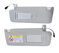LRMDAKO Car Sun Visor 1/2pcs Car Inner Sun Visor Sunshade With Make-up Mirror Kit For VW For Golf Mk7 Mk8 For Jetta 7 For Passat B8 CC Car Accessories(1Pair Grey)
