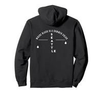 lRoadworking Seattle Where Black Is A Summer Color Umbrella Pullover Hoodie
