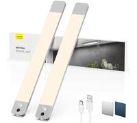 LROLTEF Under Cabinet Kitchen Lights with Hand Hovering Motion Sensor 40cm