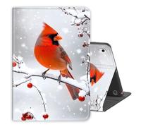 LROTFNGX for Apple iPad Air 11-inch Case 2025/2024,Case for iPad Air 5th/4th Generation 10.9 inch,Multi-Angle Stand Protective Sleeves,PU Leather Folio Cover w/Auto Wake/Sleep,Red Cardinal