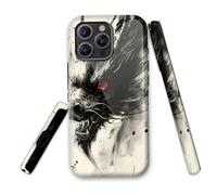 LROTFNGX for iPhone 15 Case 6.1 Inch 2-Layer Hard Shell - Shockproof & Scratch Resistant Protection with Stylish Patterns for Women and Men,Dragon Art