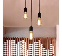 Lrpiyvo Spider Lights Pendant Lighting Ceiling Chandelier, E27 Vintage Ceiling Lights Industrial Light Fitting, 3/5/6/7/8/10 Heads Chandelier