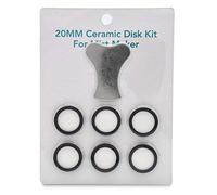 Lrporyvn 7Pcs Mist Maker Maintenance Kit, Ceramic Disk Ceramic Disk Key Replacement Parts Kits for Fog Machine