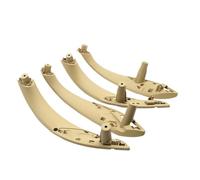 LRSJJ Car Door Handle Inside Pull Trim Cover for 3 Series for F30 for F31 for F35 for M3 for F80 Inner Doors Panel Handle(Beige 4pcs)