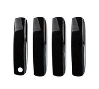 LRSJJ Car Sliding Door Handle Car Exterior Door Handle Shell Door Handle Decorative Plate Outer Cover for A6 2005-2011 4F0837205B(1 Set)