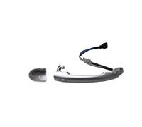 LRSJJ Car Sliding Door Handle for Koleos 2008-2017 Outside Exterior Front Rear Door Handle and Key Hole Cover Cap(Styles2)