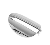 LRSJJ Car Sliding Door Handle Front Outside Door Handle Lock Key Hole Cover Trim Chrome Cap for Cooper for F54 F55 F56 F57 F60(Styles2)