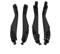 LRSJJ Interior Car Door Handle Inside Cover Trim 51417438523 for 5 Series for M5 for G30 for G31 for F90 2017-2022 Inner Doors Panel Handle(Black 4pcs)