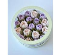 lrsweetdesign Russian Nozzles No. 11, XXL Tulip Piping Tips, 3 x Set, 5 cm Diameter, White, Bioplastics