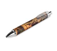 Lrtyuasq Ancient Egypt Secrets Pyramid Sphinx Ballpoint Pens Retractable Blue Ink Ball Point Pen Smooth Writing Work Pen