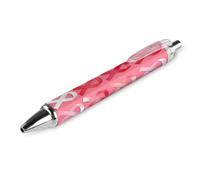 Lrtyuasq Breast Cancer Roller Pens Black Ballpoint Pens Retractable Journaling Pen Work Pens for Office Supplies