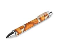 Lrtyuasq Chicken Nuggets Food Retractable Ballpoint Pen 0.5 Fine Point Flexible Round Barrel for Writing Comfort