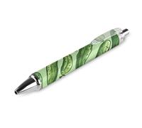 Lrtyuasq Dill Pickles Print Retractable Ballpoint Pen Blue Ink Ball Point Pen for Office Home