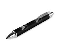 Lrtyuasq Gothic Moth Occult Funny Retractable Ballpoint Pen 0.5mm Ball Point Pens Work Pens Gifts for Officer Unisex