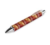 Lrtyuasq Happy Hanukkah Jewish Chanukah Holiday Retractable Ballpoint Pen Writing Ballpoint Black Ink Ball Pens Gifts for Students Office Stationery Supplies