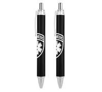 Lrtyuasq Paramedic Medic EMS Star of Life EMT Funny Retractable Ballpoint Pen 0.5mm Ball Point Pens Work Pens Gifts for Officer Unisex