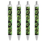 Lrtyuasq The Little Pickle Retractable Ballpoint Pen 0.5mm Roller Black Inks for Men Women Diary Pens