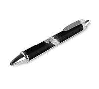 Lrtyuasq White Holy Spirit Dove Retractable Ballpoint Pen 0.5 Fine Point Flexible Round Barrel for Writing Comfort