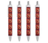 Lrtyuasq Year Of The Snake 2025 Happy Chinese New Year 2025 Retractable Ballpoint Pen Writing Ballpoint Black Ink Ball Pens Gifts for Students Office Stationery Supplies