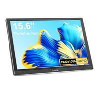 Lrtzcbi Portable Monitor 15.6 Inch, 1920x1080P FHD IPS Panel with USB C and HDMI Port, Portable Monitor for Laptop/PC/Phone/Xbox/Switch/PS4/Raspberry pi/Computer