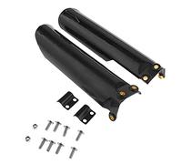 Lrtzizy 1Pair Motorcycle Front Fork Absorber Protector Covers Plastic Guards for 110Cc 125Cc 140Cc 150C 160Cc Dirt Bike Pit Bike, black
