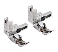 Lrtzizy 2PCS Universal Presser Foot T3 Presser Foot Adjustable Left and Right Single-Sided Presser Foot (Metal)
