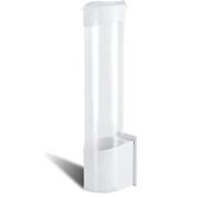 Lrtzizy Cup Dispenser, Cup Holder Fits 3Oz - 7Oz Flat Bottom or Cone Cups Water Cups Dispenser Wall Mounted Bathroom