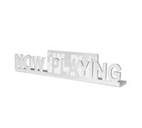 Lrtzizy Wall Mount CD Record Display Stand Now Playing Acrylic Vinyl Record Shelf for Home Decoration White Easy to Use