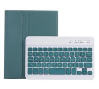 Lrufodya for iPad mini 7 A17 Pro Case for iPad mini 7th/6th Generation (2024/2021), with Detachable Keyboard and Pen Holder, Slim Smart Auto Sleep/Wake Protection Cover(Deep Green)