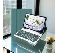 Lrufodya Samsung Galaxy Tab A9 Plus 2023 11 inch Keyboard Case,Magnetically Detachable Wireless Bluetooth Keyboard for SM-X210/X215/X216 (Deep Green)