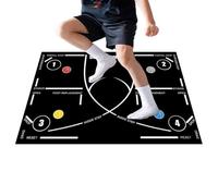 Lruvaqi Basketball Training Mat for Kids | Ball Sports Practice Equipment,Basketball Footstep Practice Mat | for Kids Teens Players Athletes School Teams Trainers Fitness Enthusiasts Home Driveway Gym