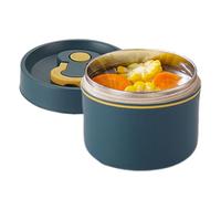 Lruvaqi Food Flask for Hot Food | 650ml Stainless Steel Insulated Foods Jars | Double-Layer Insulated Lunch Containers | Reusable Soup Flask ThermosLunch Box for Kids School Offise Picnic