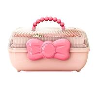 Lruvaqi Hair Accessories Organizer Box | Girls Hair Accessories Storage | Art Storage with Compartments And Handle | Multipurpose Storages Box for Makeup, Sewing, Craft, Kids