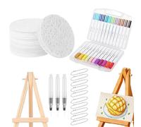 Lruvaqi Mag-ic 3D Foam Texture Painting Kit | Mag-ic Foam Texture Painting Mag-ic Paint Kit | DIYs Drawing Projects | 3D Crafting Supplies Artwork for Boys Girls