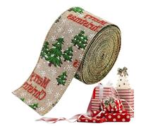 Lruvaqi Ribbons for Crafts, Holiday Packaging Streamer, Decorative Bow Accessories Wired Edge Ribbon, Decorative Wrapping Ribbon Farmhouse Decor for