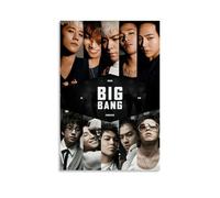 LRXDECOR Big Bang Poster, Trendy Kpop Star Canvas Poster Hit Aesthetic Wall Art Printing For Modern Home Bedroom Decor08x12inch(20x30cm) Unframe