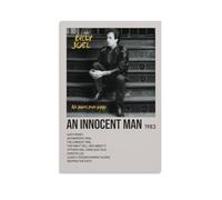 LRXDECOR Billy Joel-An Innocent Man Poster, Hit Music Album Cover Canvas Poster Trendy Aesthetic Wall Art Printing For Bedroom Home Aesthetic Decor08x12inch(20x30cm) Unframe