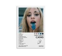 LRXDECOR CAMILA CABELLO-C,XOXO Poster, Hit Music Album Cover Canvas Poster Pop Star Portrait Aesthetic Wall Art Printing For Modern Home Bedroom Decor12x18inch(30x45cm) Unframe