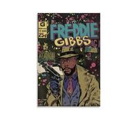 LRXDECOR Freddie Gibbs Retro Comics Poster, Vintage Canvas Poster Motivational Wall Art Printing For Bedroom Home Aesthetic Decor08x12inch(20x30cm) Unframe-style
