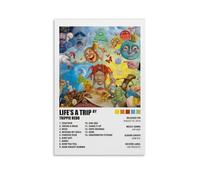LRXDECOR Life's A Trip by Trippie Redd Poster Hit Music Album Cover Canvas Poster Trendy Wall Art For Bedroom Home Aesthetic Decor08x12inch(20x30cm) Unframe