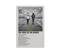 LRXDECOR Lil Baby, Lil Durk - The Voice of The Heroes Poster, Hit Music Album Cover Canvas Poster Trendy Aesthetic Wall Art Printing For Bedroom Home Aesthetic Decor12x18inch(30x45cm) Unframe