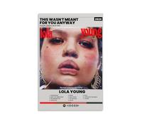 LRXDECOR Lola Young-This Wasn't Meant For You Anyway Poster, Hit Music Album Cover Canvas Poster Pop Star Portrait Aesthetic Wall Art Printing For Modern Home Bedroom Decor12x18inch(30x45cm) Unframe