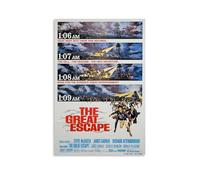 LRXDECOR The Great Escape Film Poster Classic Adventure Moive Canvas Poster Retro Wall Art For Bedroom Home Aesthetic Decor24x36inch(60x90cm) Unframe
