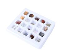 LRXIYODE 1 Box Rough Stone Specimens Kit Natural Crystal Geology Science for Educational Stem Exploring School Rock Collection for Hands Learning and Cognitive Development