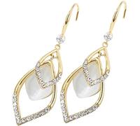 LRXIYODE 1 Pair Long Dangle Earrings for Women Hypoallergenic Leaf Design Elegant Drop Earrings for Weddings Birthdays and Special Occasions Lightweight and Charming Ear Jewelry